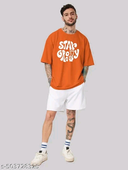 Men's Oversized Graphic T-Shirt – "Stay Groovy" | Bold Streetwear Style